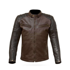 Men’s Brown Motorbike Leather Jacket